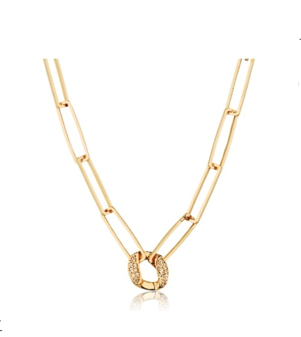 Choker Elo Orgânica Zircônia