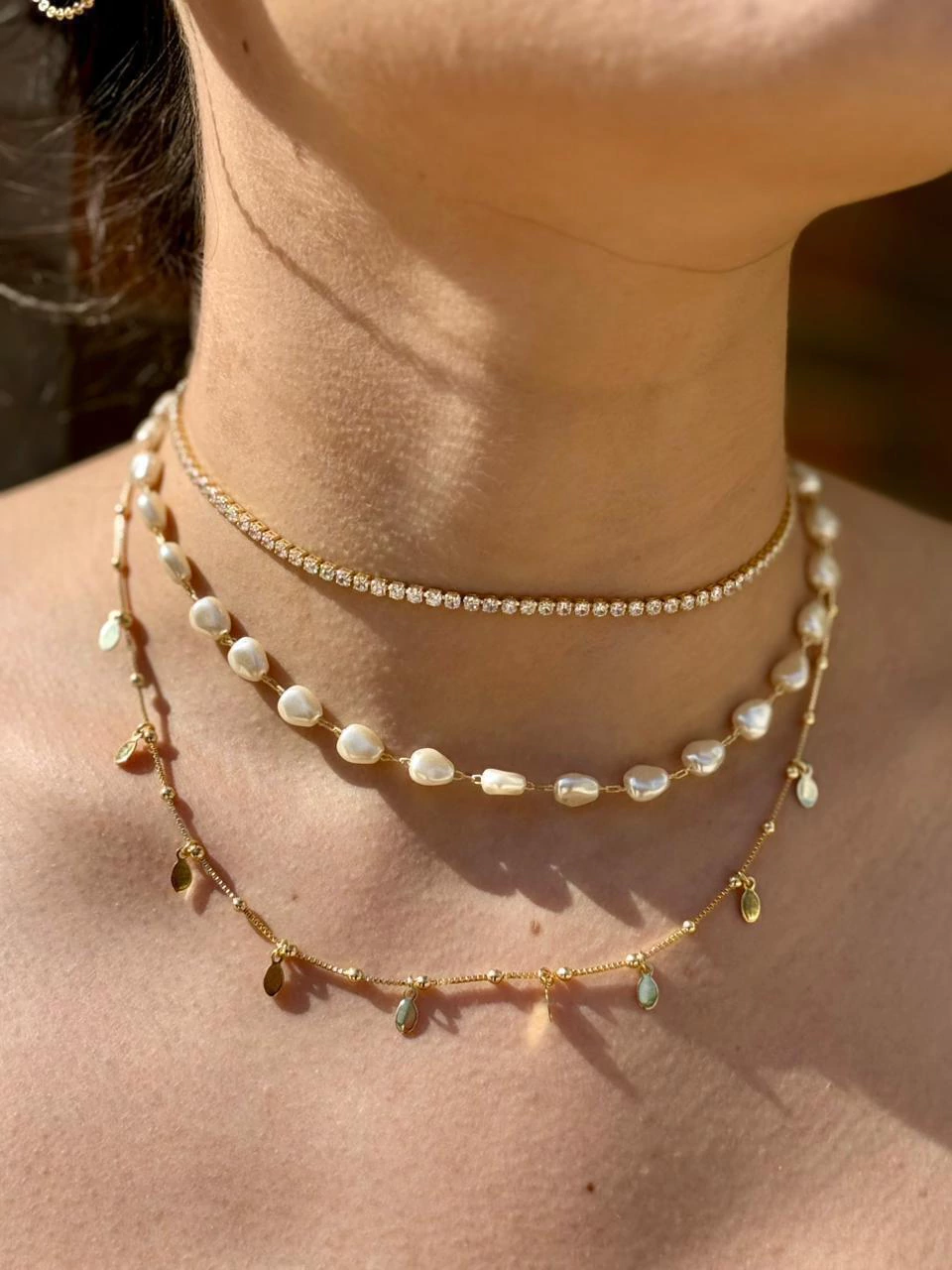 Choker Riviera Zircônias Quadradas — segunda imagem