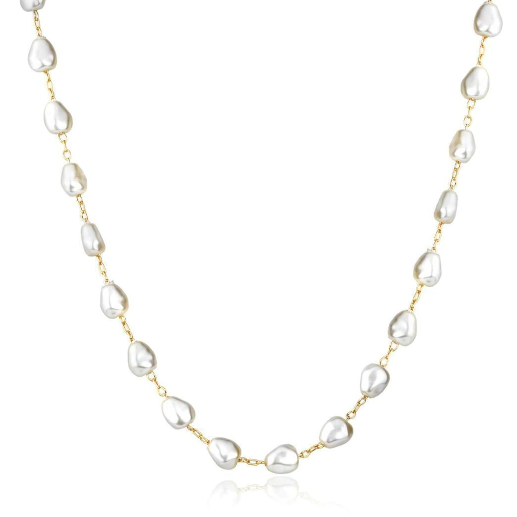 Choker Pérola - Banho Ouro 18K