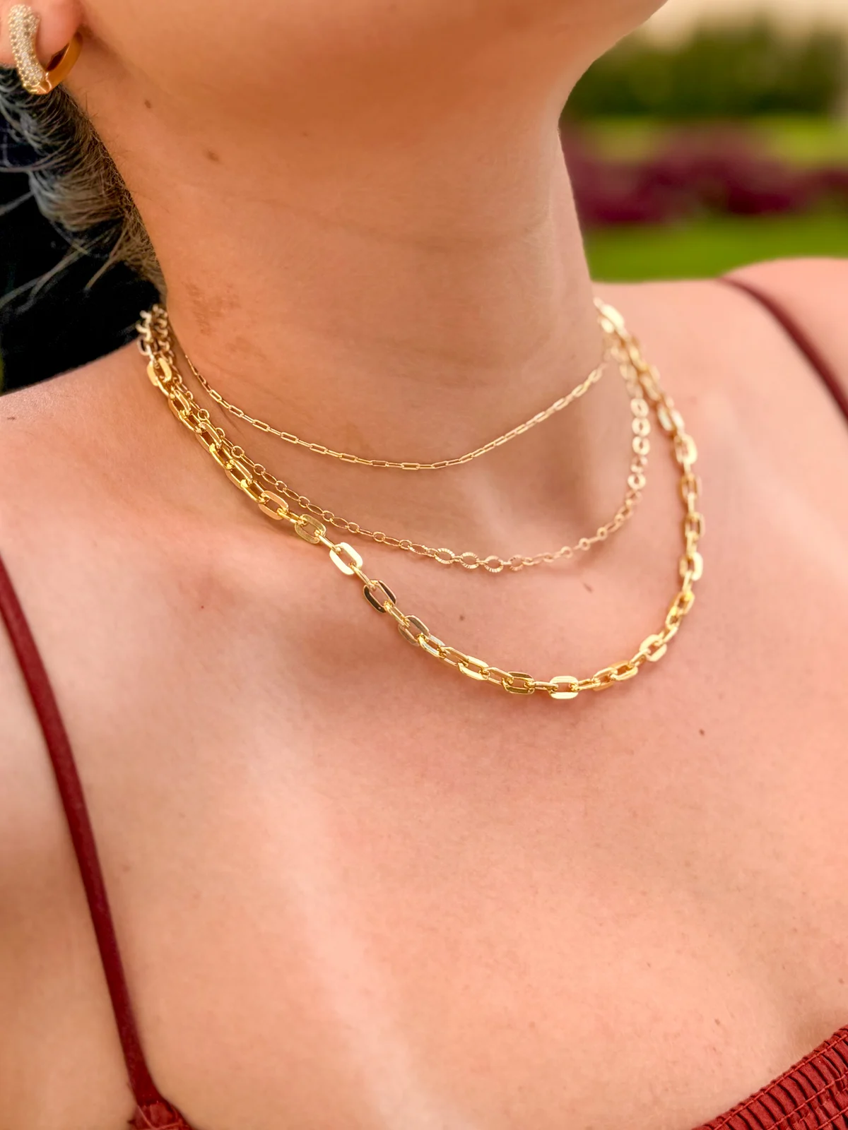 Corrente Elos - Banho Ouro 18k