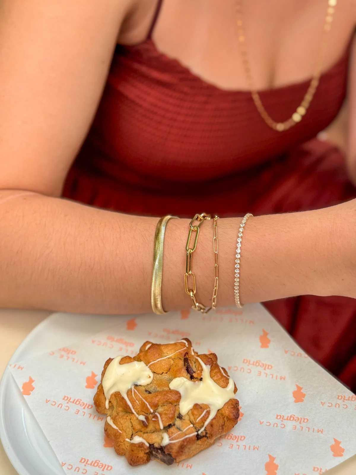 Pulseira Elos Cartier G - Banho de Ouro