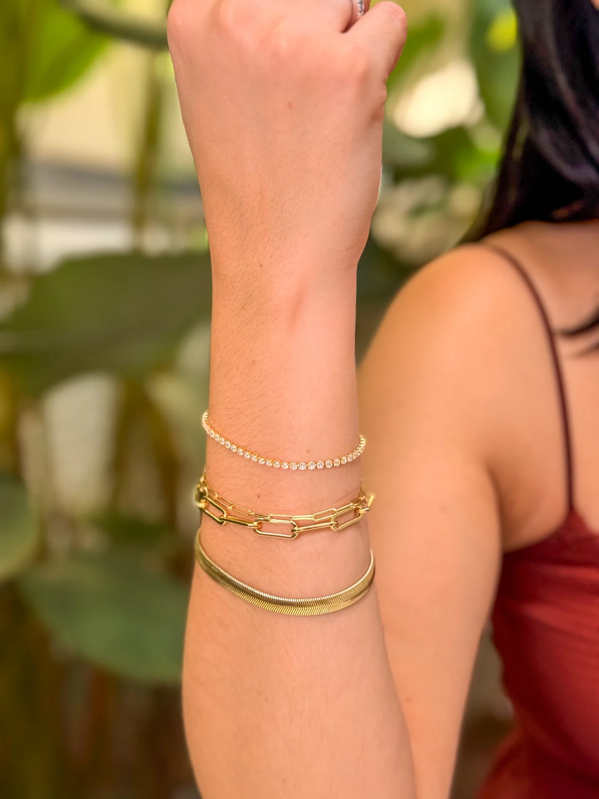 Pulseira Snake G - Banho Ouro 18k