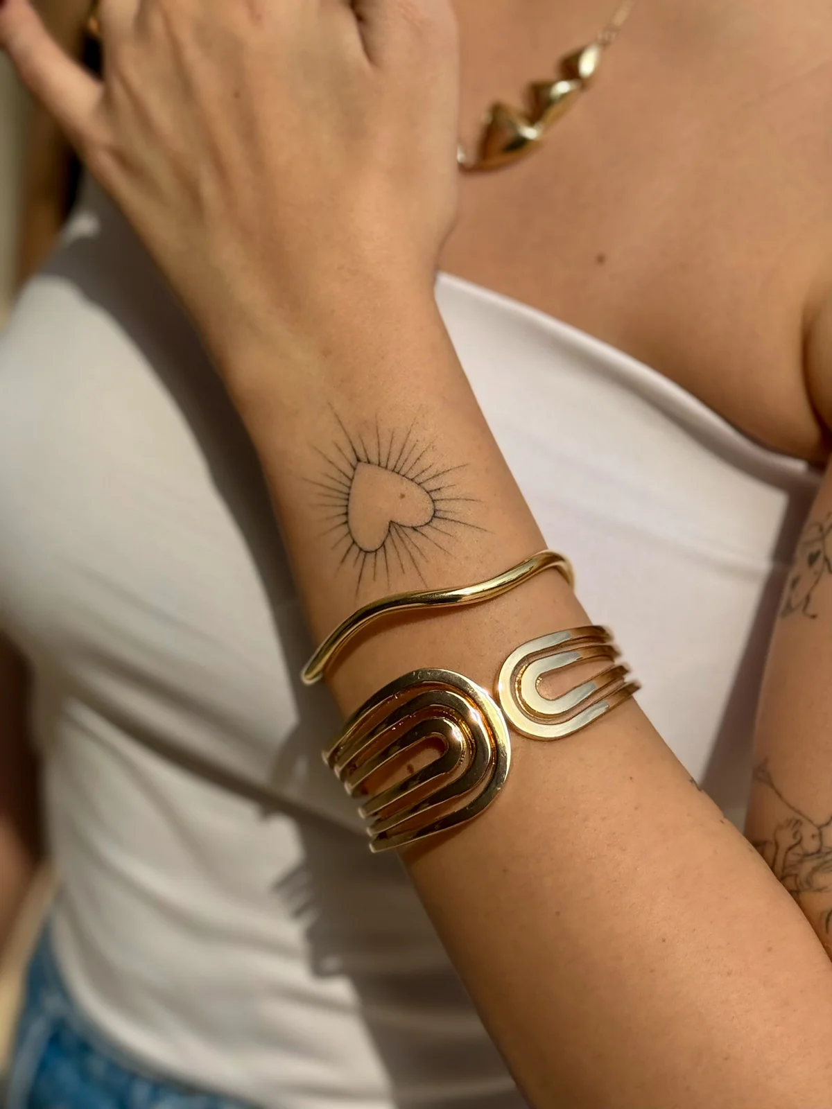 Bracelete Flexível Voltas Maxi - Banho Ouro 18k
